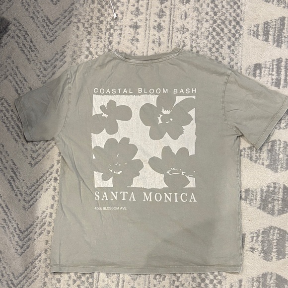 Garage Santa Monica Graphic Tee in Sage - Picture 2 of 2